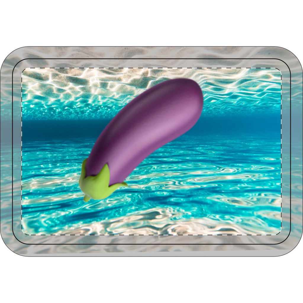 Toilet 3-Piece Bathroom Rug Set in Warm Miami Beach Ocean Water