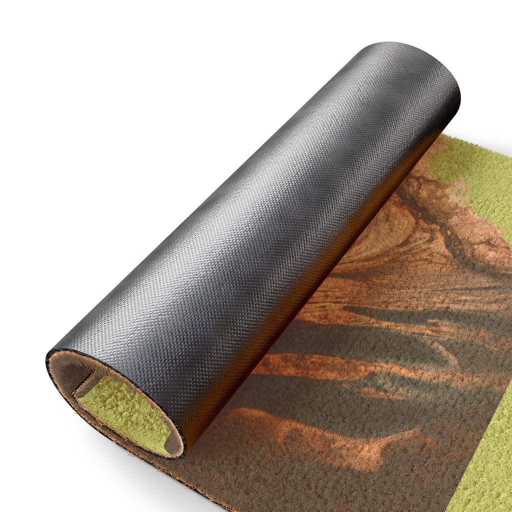 Doormat splash in Warm Miami Ocean Water