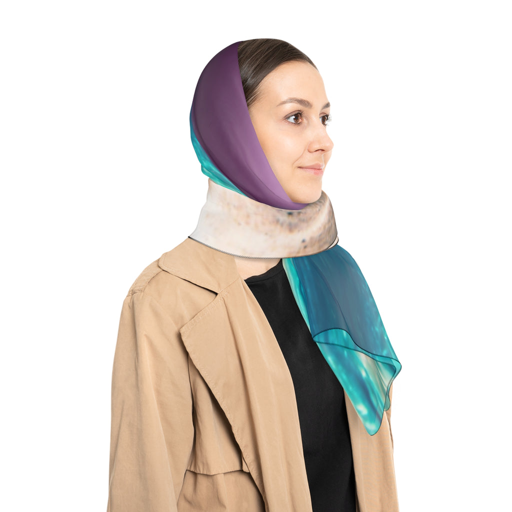 Eggplant -Head- Polyester Scarf