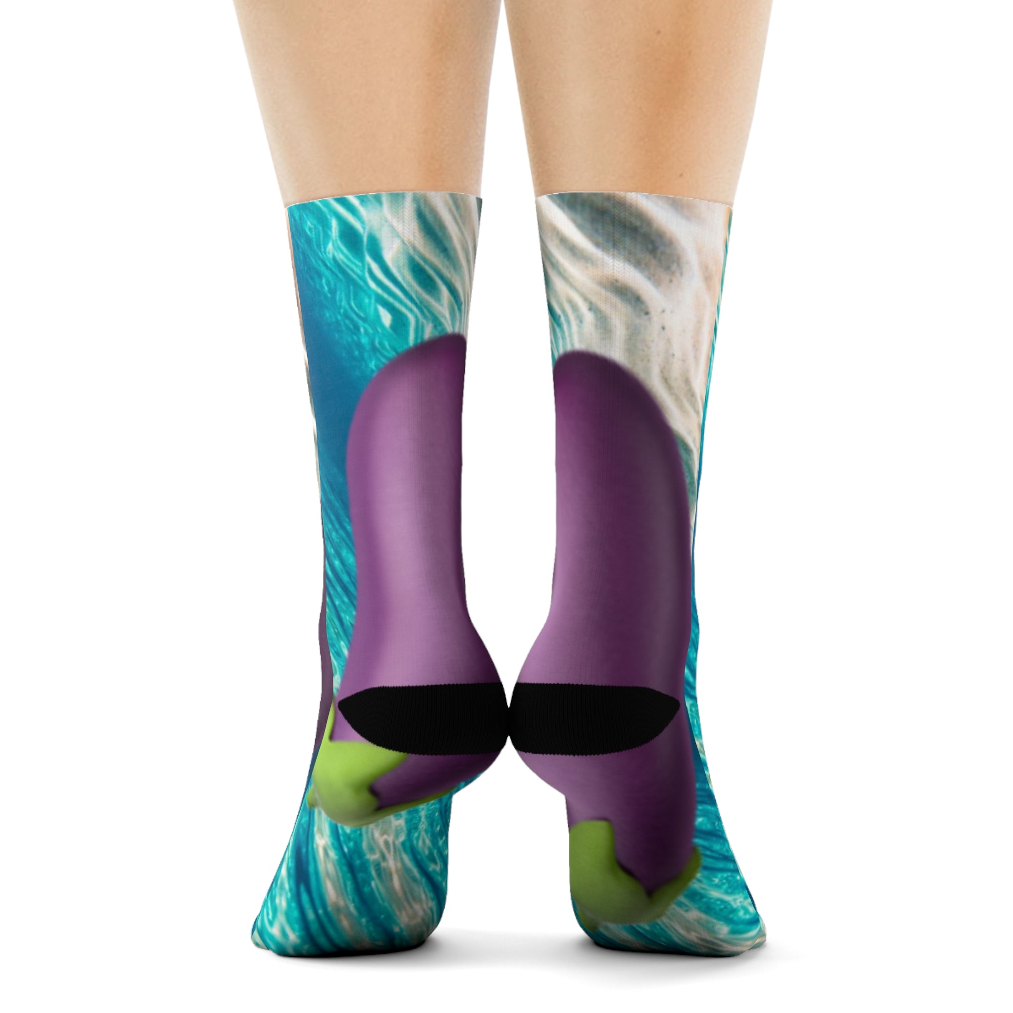 Ankle / 3/4 Crew / and Crew Socks in Warm Miami Ocean