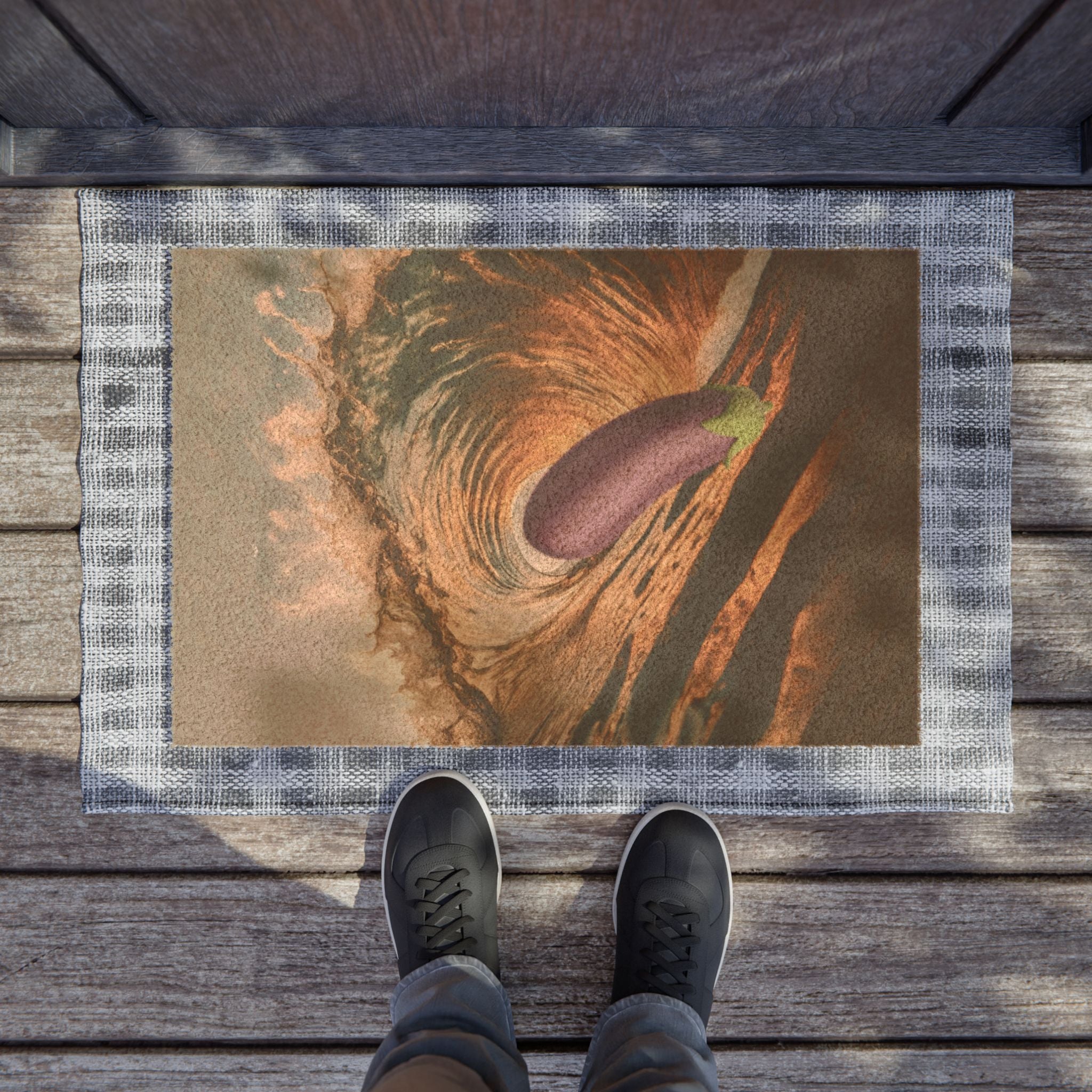 DoorMat in Warm Miami Ocean Water