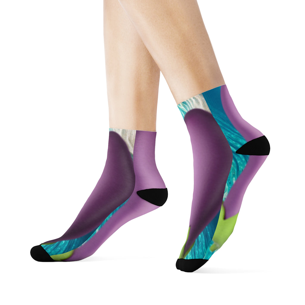 Ankle / 3/4 Crew / and Crew Socks in Warm Miami Ocean