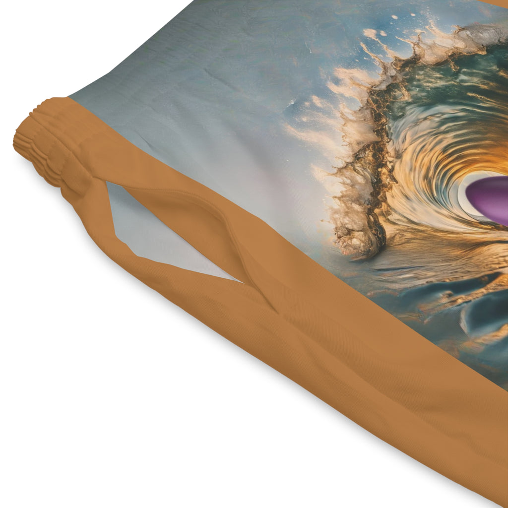 Men's Elastic Beach Shorts (AOP)