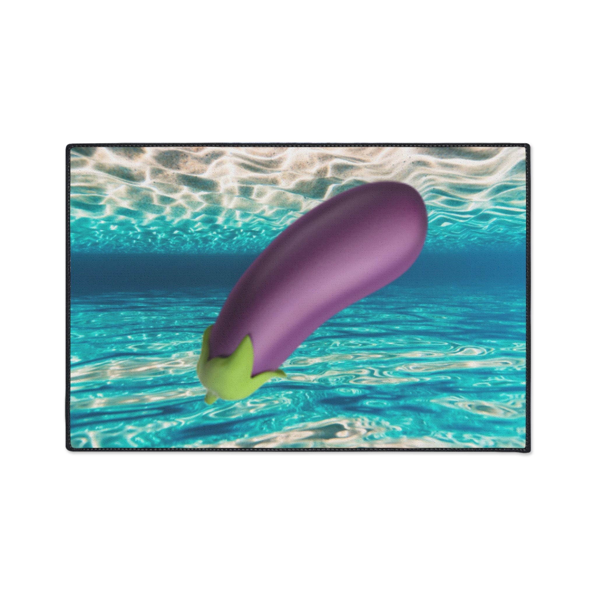 Floor Mat in Warm Miami Ocean