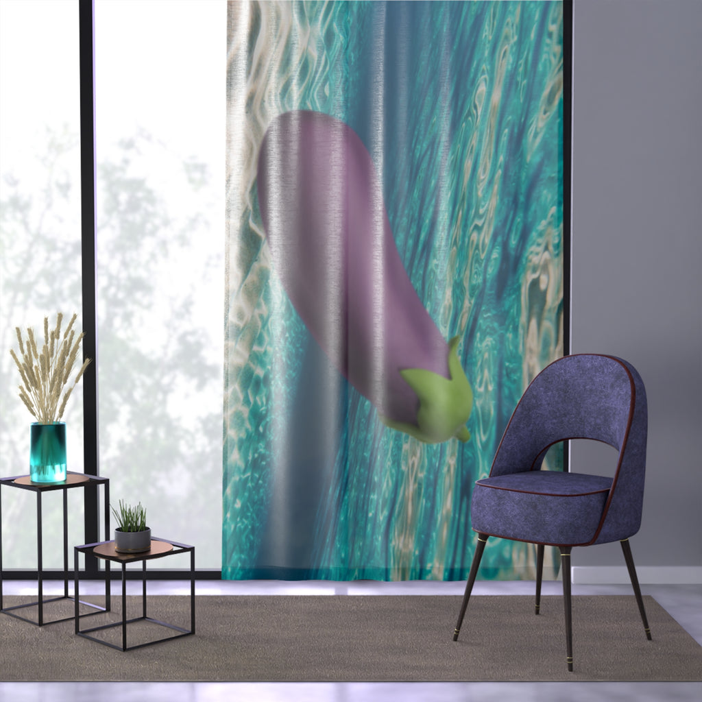 Sheer Drapery in Warm Miami Ocean Water