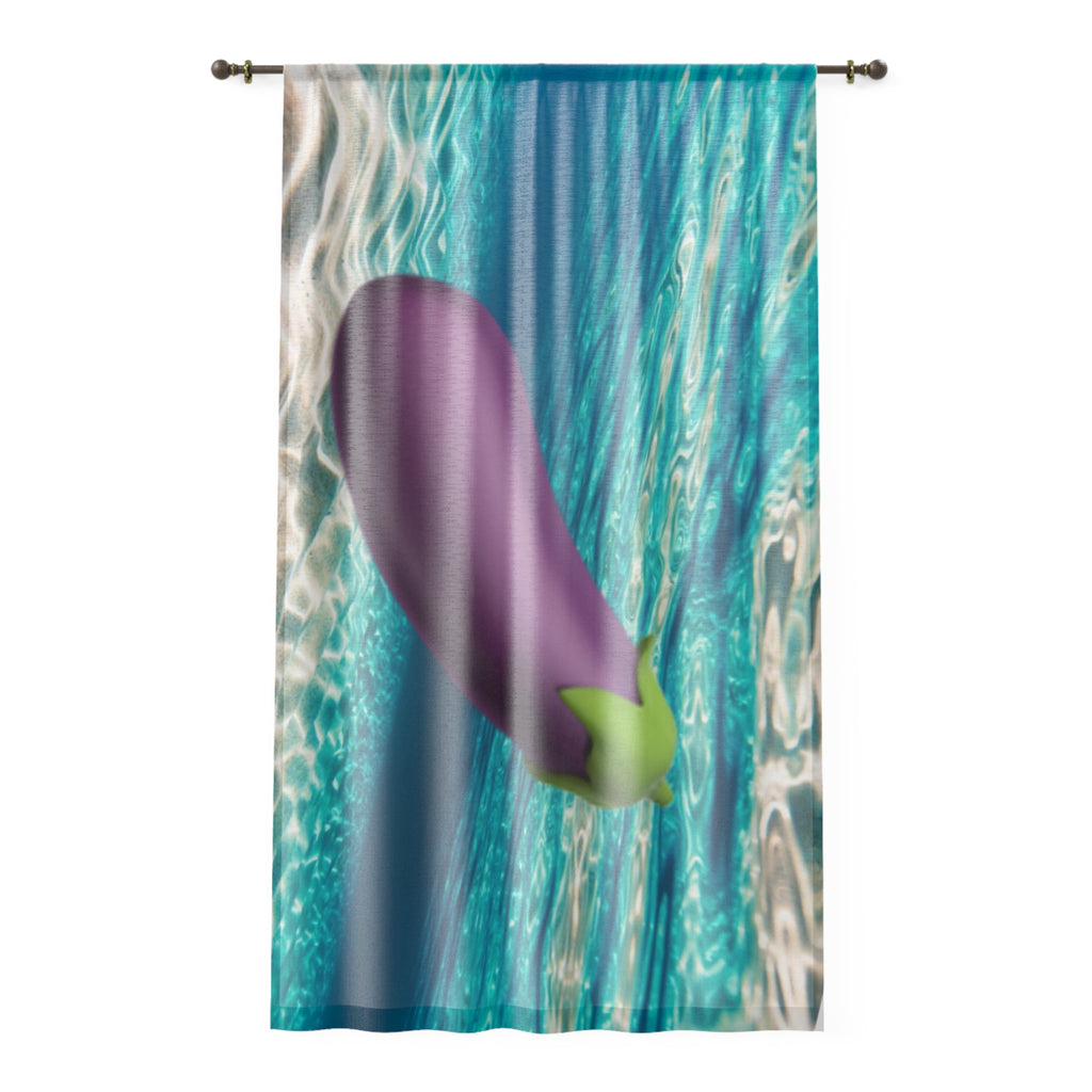 Sheer Drapery in Warm Miami Ocean Water