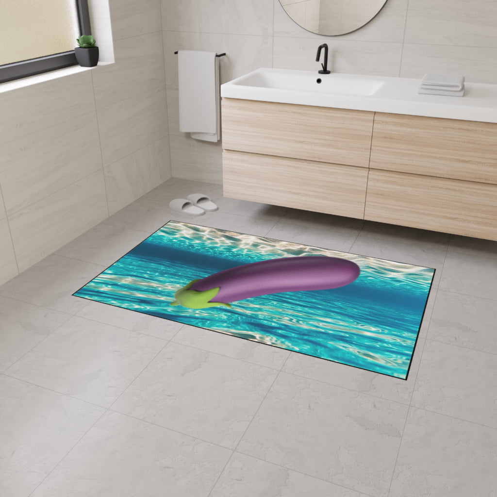 Floor Mat in Warm Miami Ocean