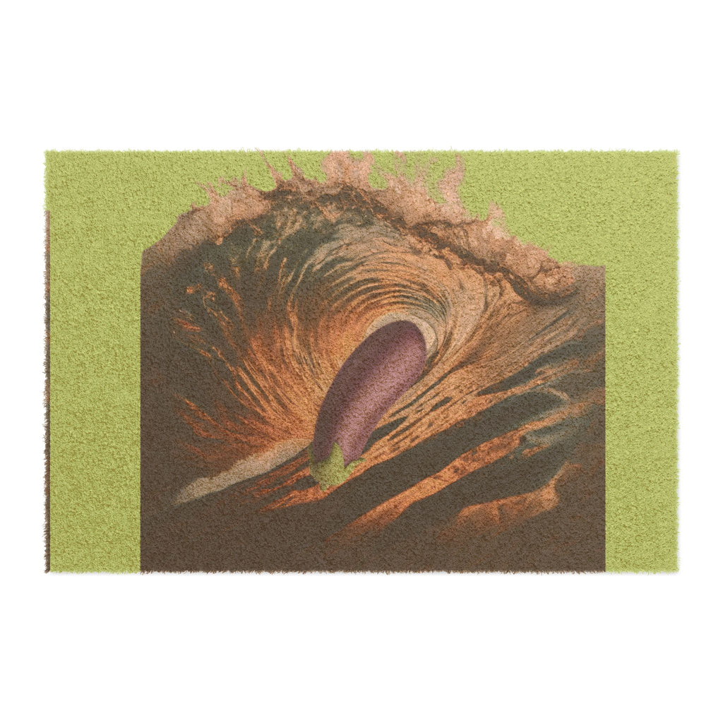 Doormat splash in Warm Miami Ocean Water