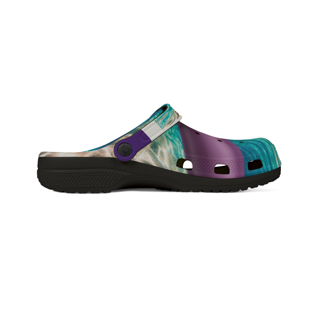 Crocs-Lightweight Foam Women Sizes Men Sizes  Warm Miami Ocean Water